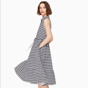 kate spade candy stripe dress sz S
